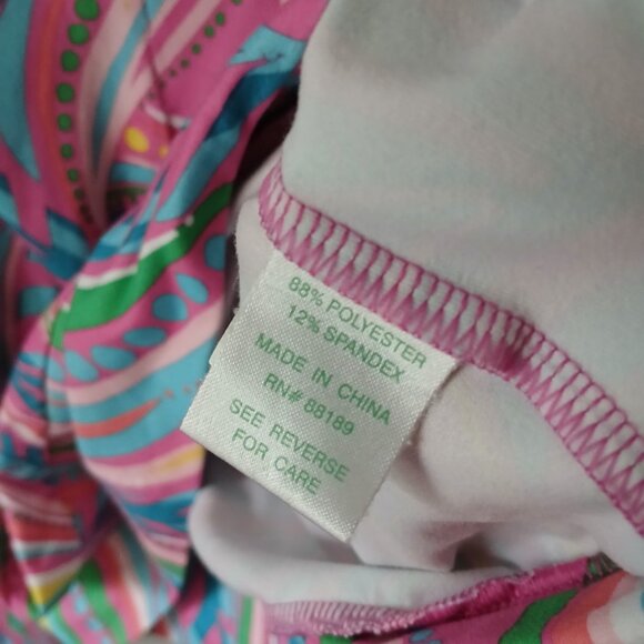 Lilly Pulitzer Women's Sz S Half Zip Track Jacket Polyester Colorful Long Sleeve - Picture 10 of 15